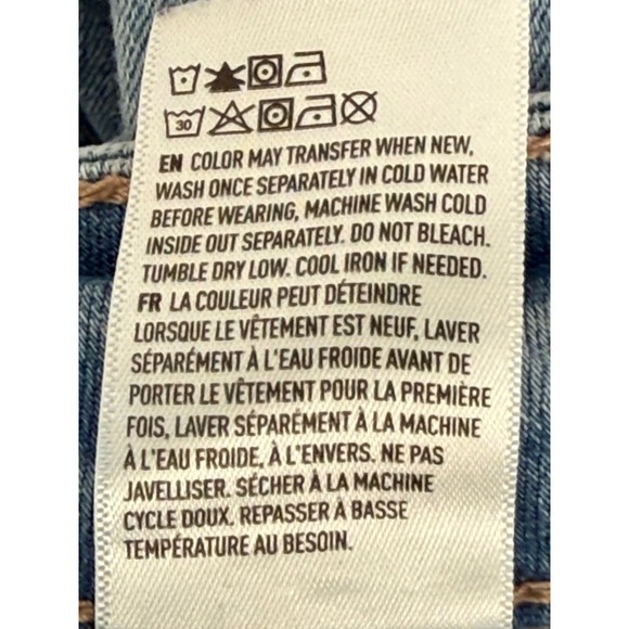 American Eagle Next Level Stretch High Rise Flare Jeans Light Wash Distressed 6 - Picture 13 of 14